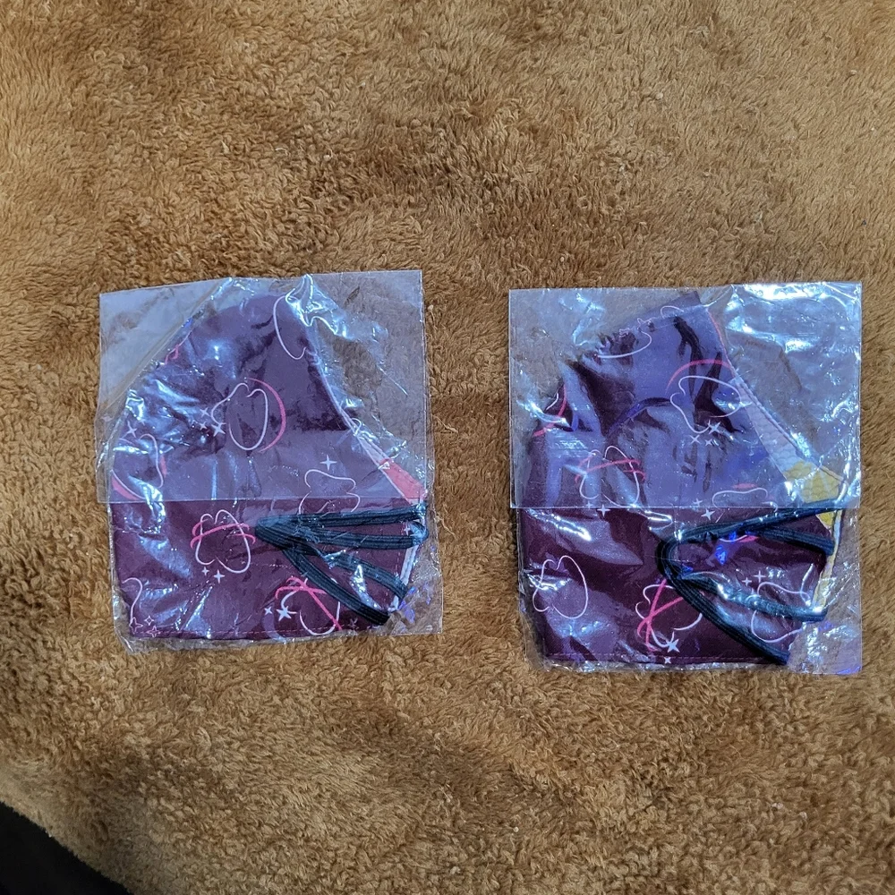 Reusable Adult Face Mask 2pack  Tooth Theme, nose - chin 4.5